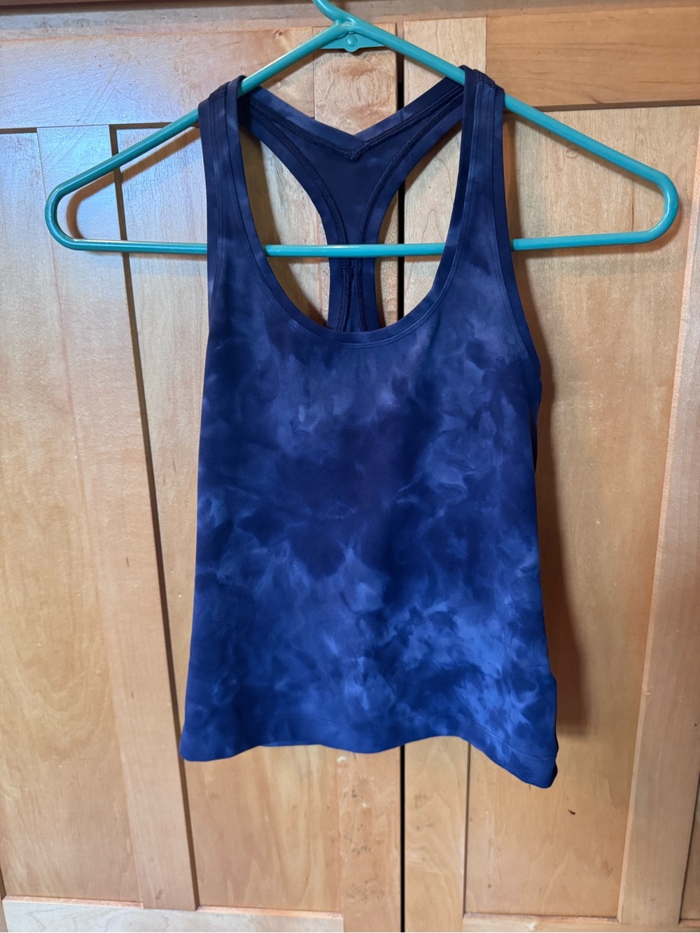 lululemon athletica Navy Tie-Dye Racerback Tank Top - Picture 2 of 3